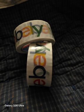 eBay Logo Packing Tape - Multicolor on White